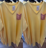 SWEATERDRESS V HALS BLING MATEN 46 TOT 54