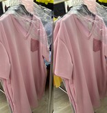 SWEATERDRESS V HALS BLING MATEN 46 TOT 54