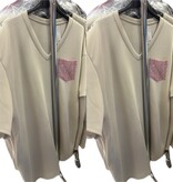 SWEATERDRESS V HALS BLING MATEN 46 TOT 54