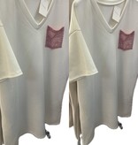 SWEATERDRESS V HALS BLING MATEN 46 TOT 54