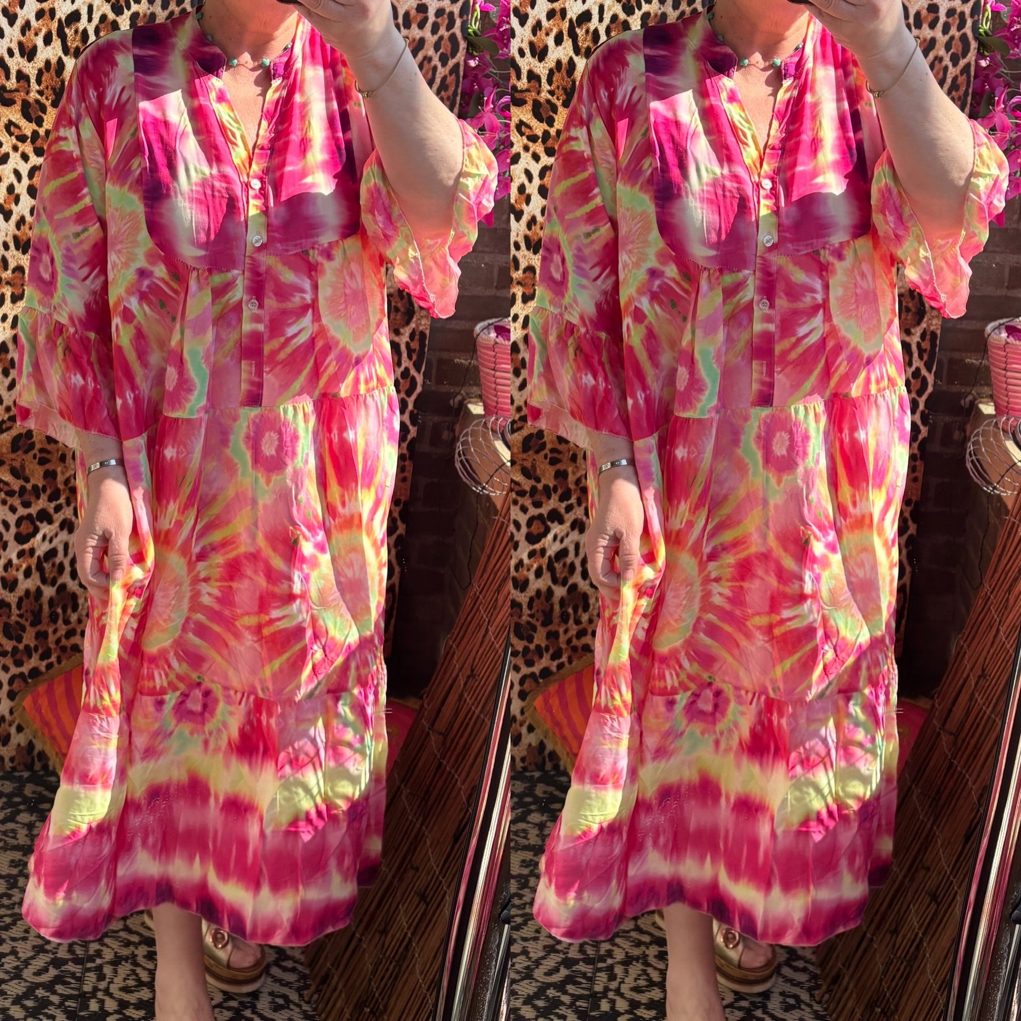 JURK VIBES IBIZA MATEN 44/46 TOT 52 RUIM BOVEN ONDER WIJDER