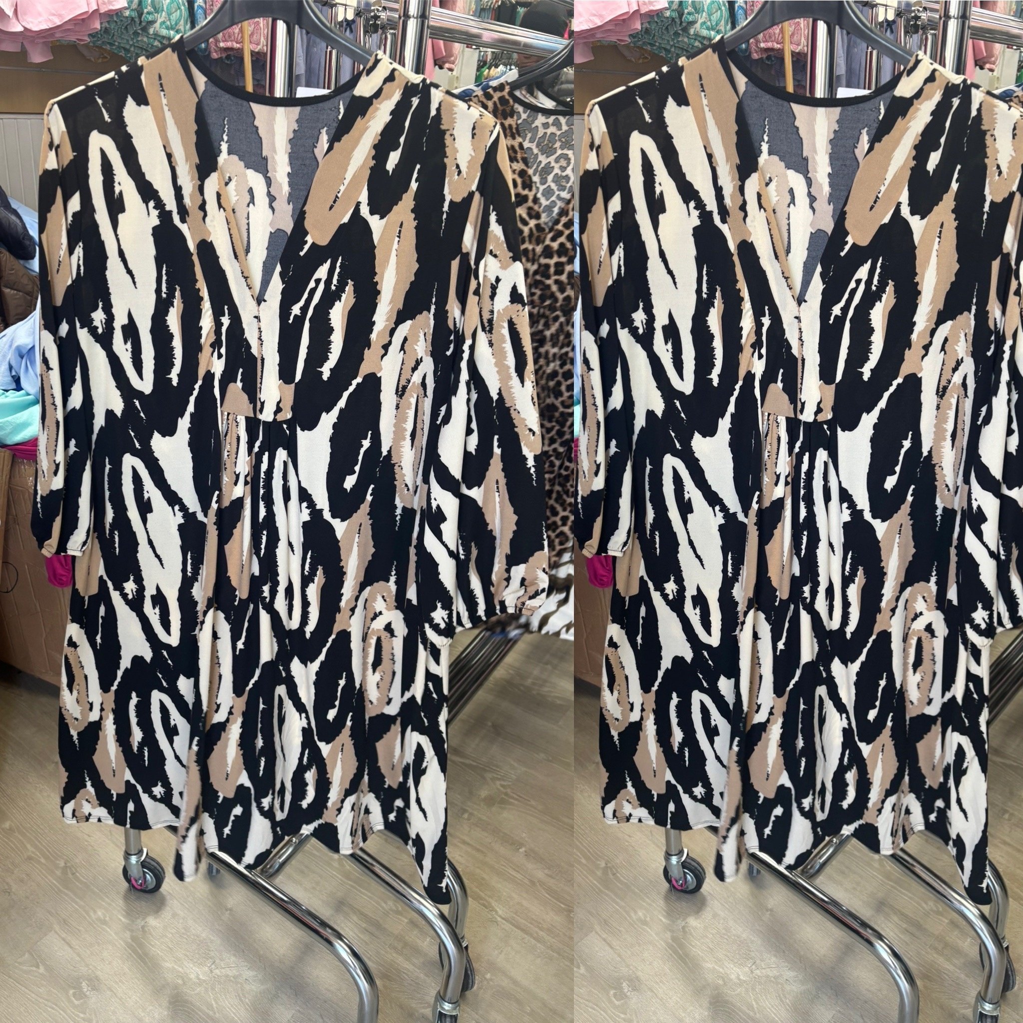 LANG TUNIEK JURK NINA MATEN 48 TOT 56