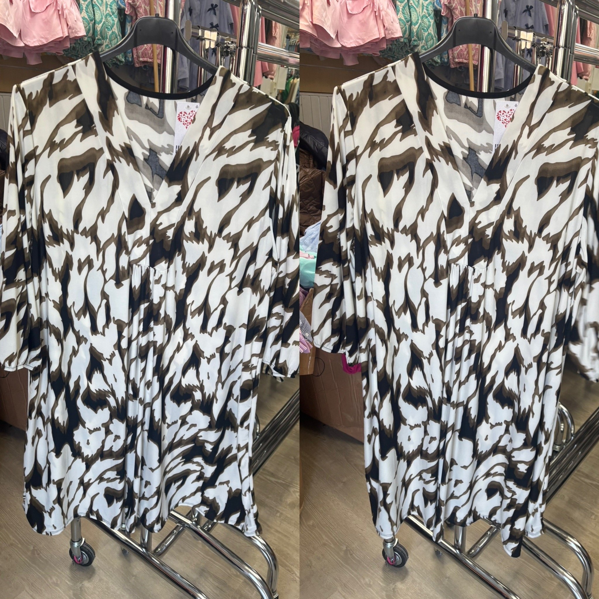 LANG TUNIEK JURK NINA MATEN 48 TOT 56