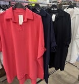 SHIRT SIMPEL KRAAGJE MATEN 46 TOT RUIME 52