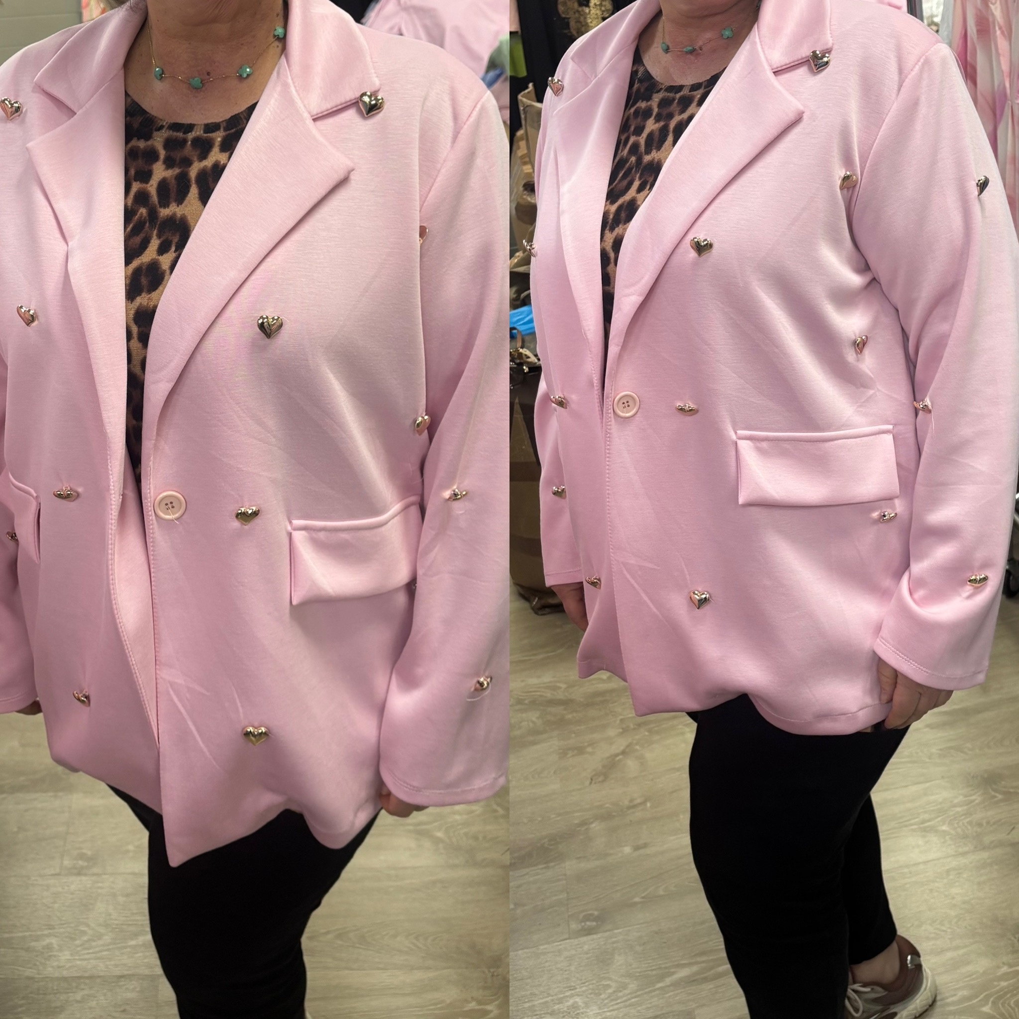 Jasje jogging hartje maten 46 tot 52/54