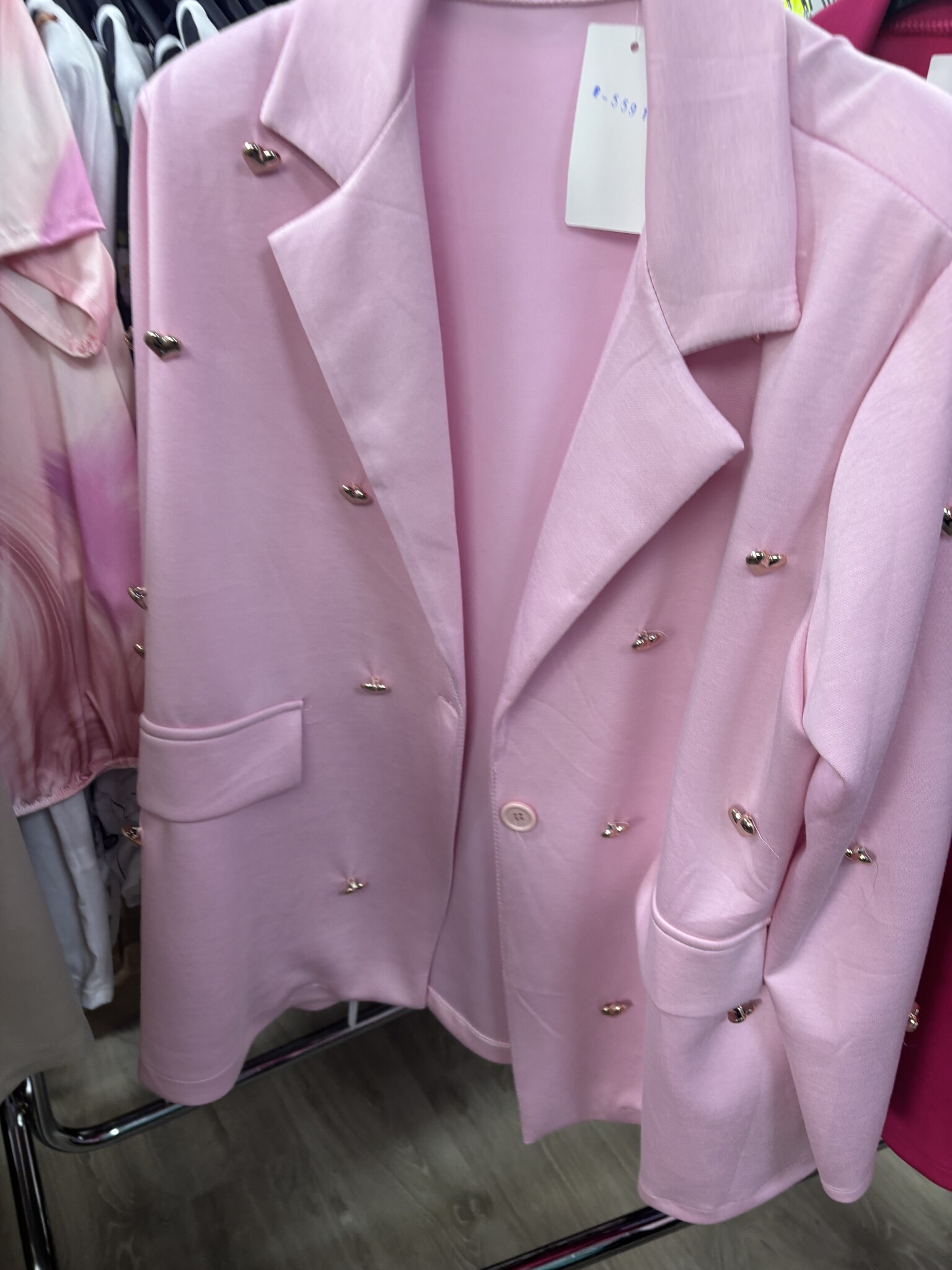 Jasje jogging hartje maten 46 tot 52/54