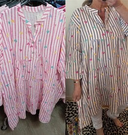 TUNIEK HEART CHIQUE KATOEN MATEN 48 TOT 56