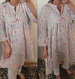 TUNIEK HEART CHIQUE KATOEN MATEN 48 TOT 56