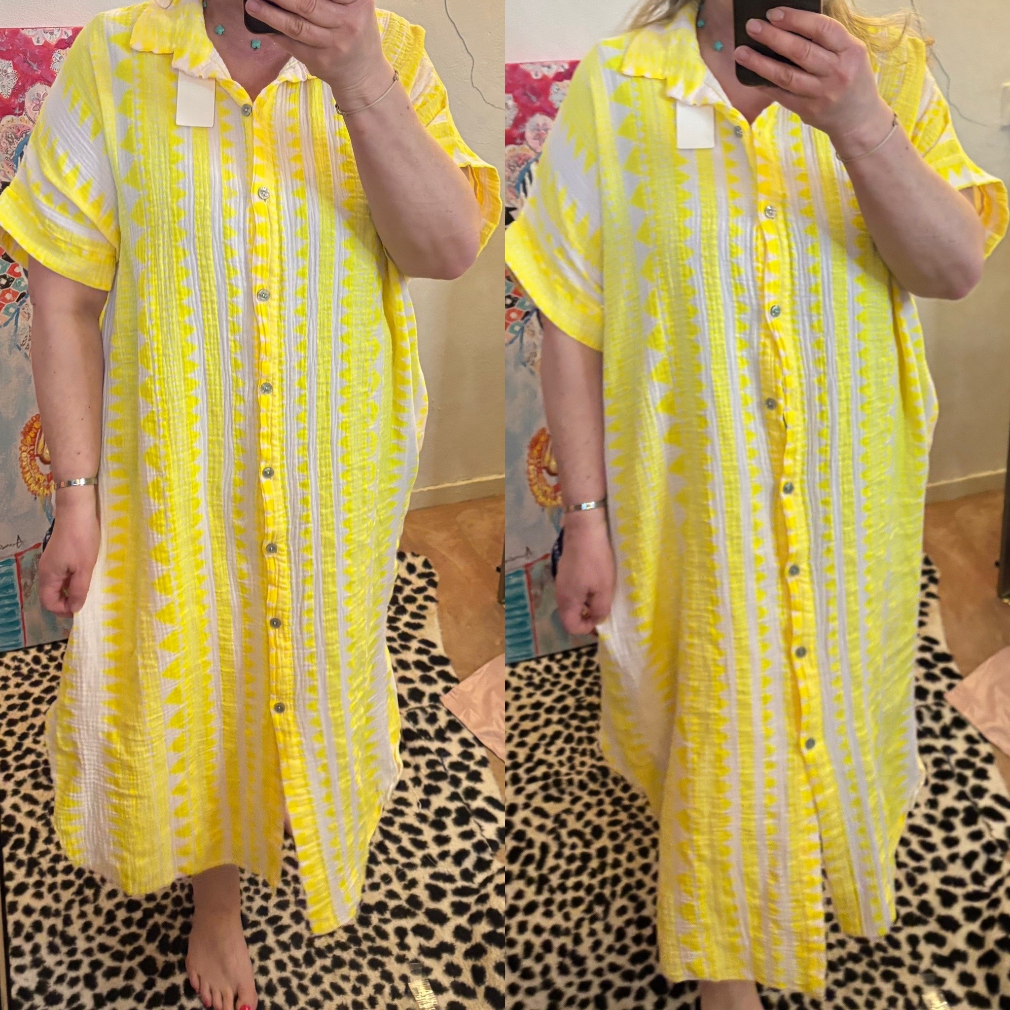 KNOOPJES JURK MATEN 44 TOT 52