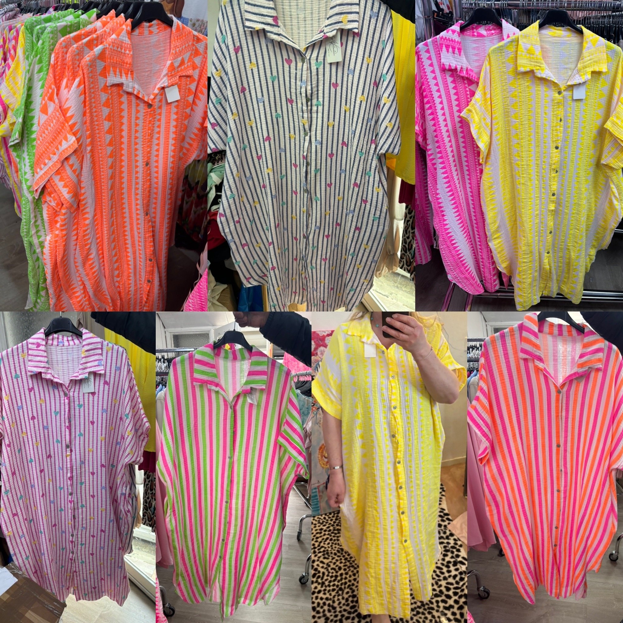 KNOOPJES JURK MATEN 44 TOT 52