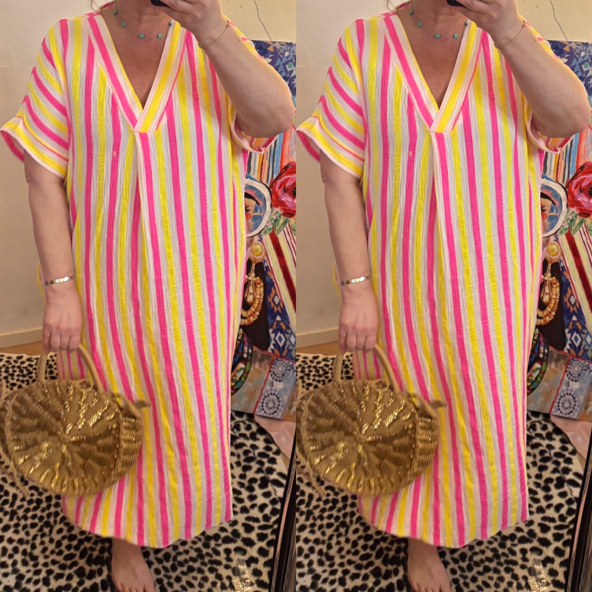 V HALS LANG JURKJE MATEN 44 TOT 52