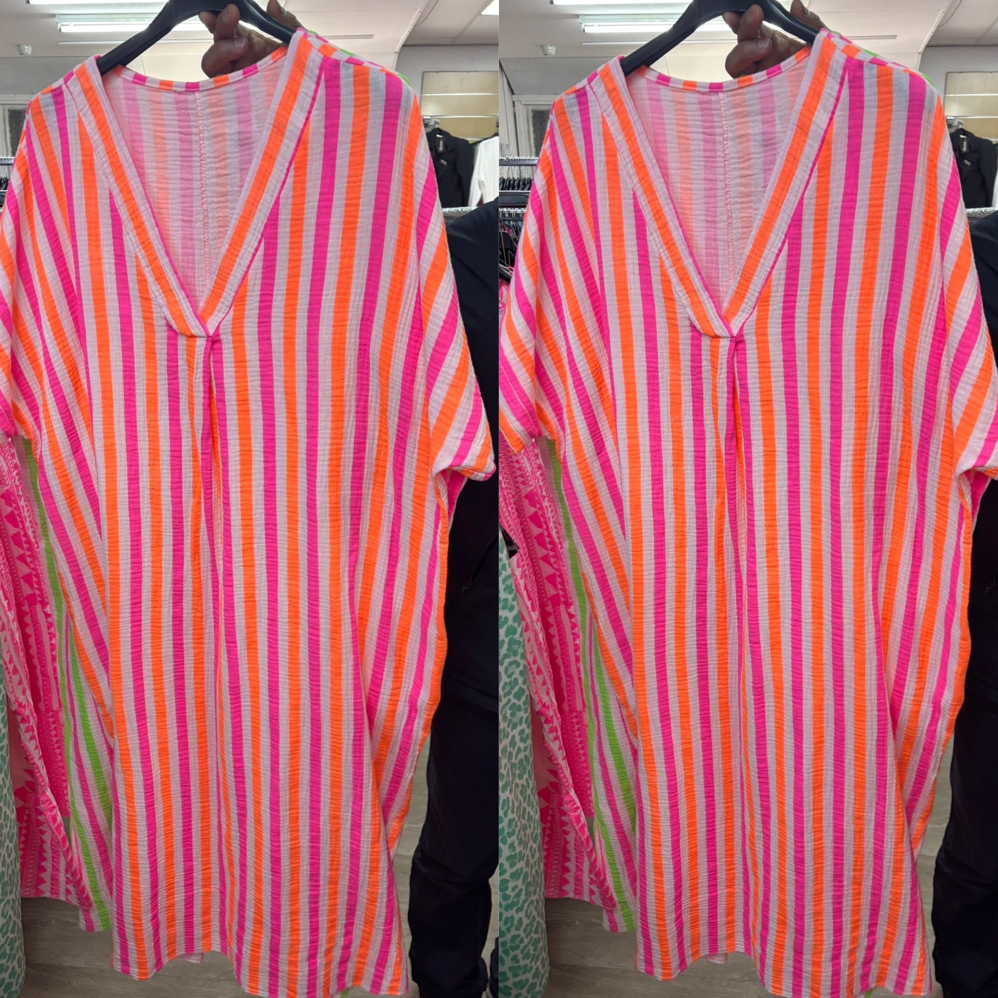 V HALS LANG JURKJE MATEN 44 TOT 52