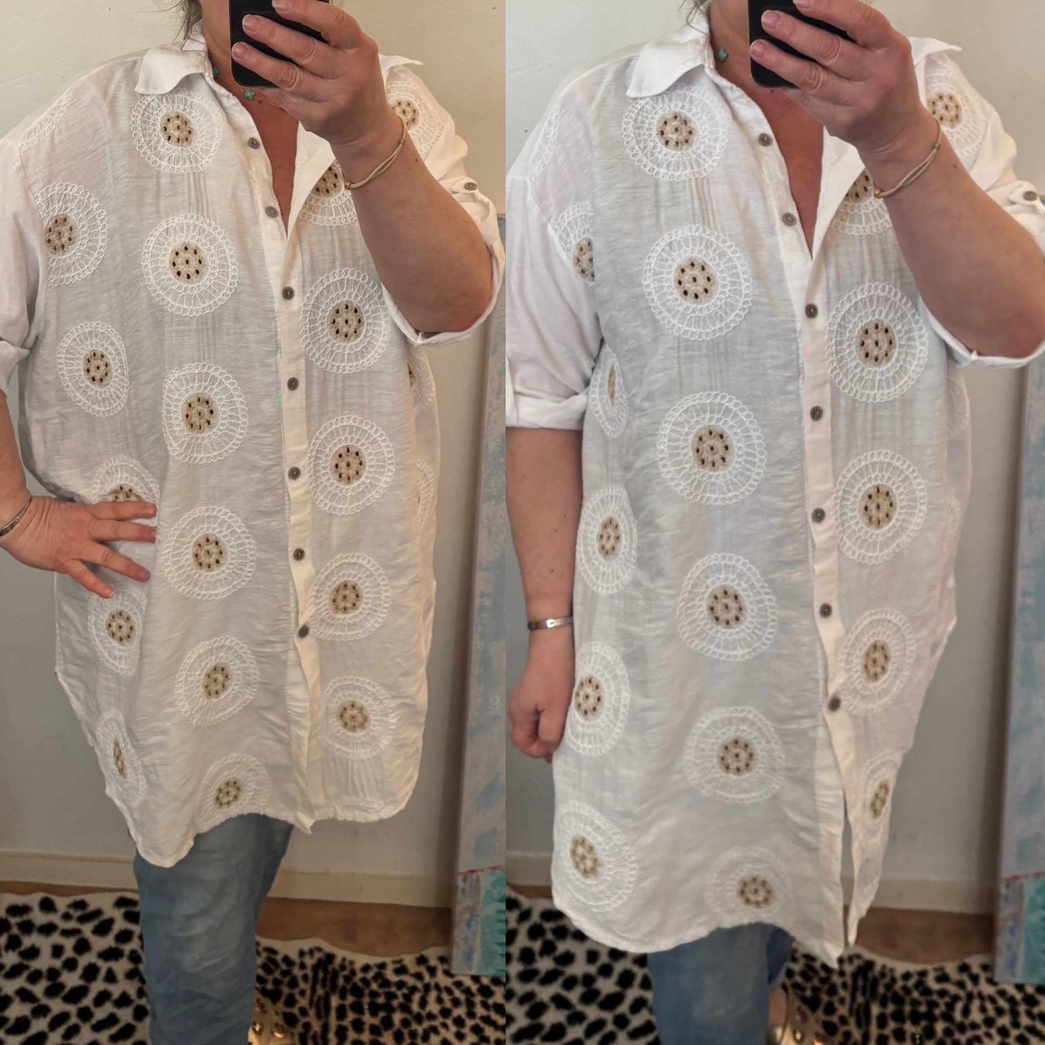 CLASSY BLOUSE 26 IN 3 KLEUREN 46/48 TOT 54