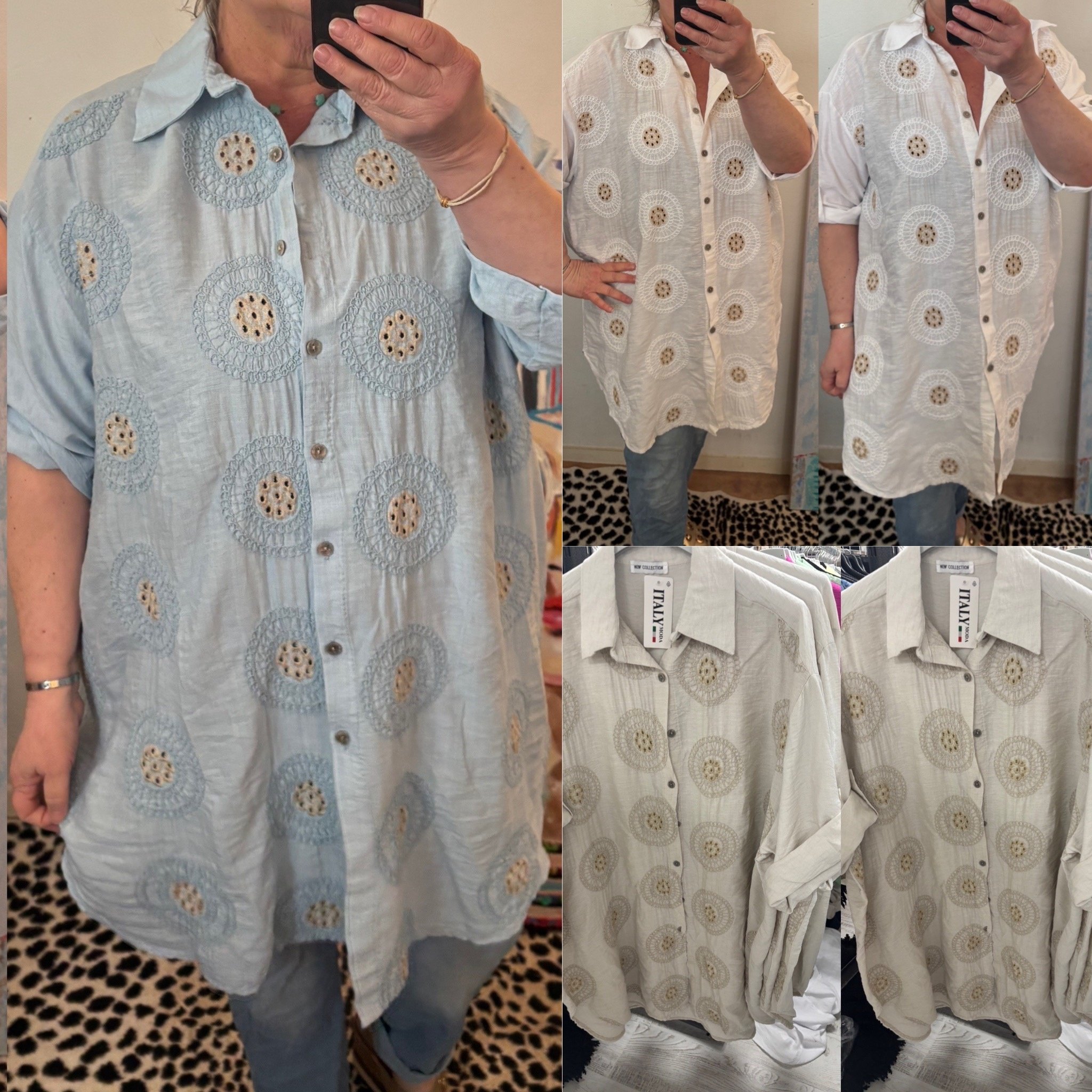 CLASSY BLOUSE 26 IN 3 KLEUREN 46/48 TOT 54