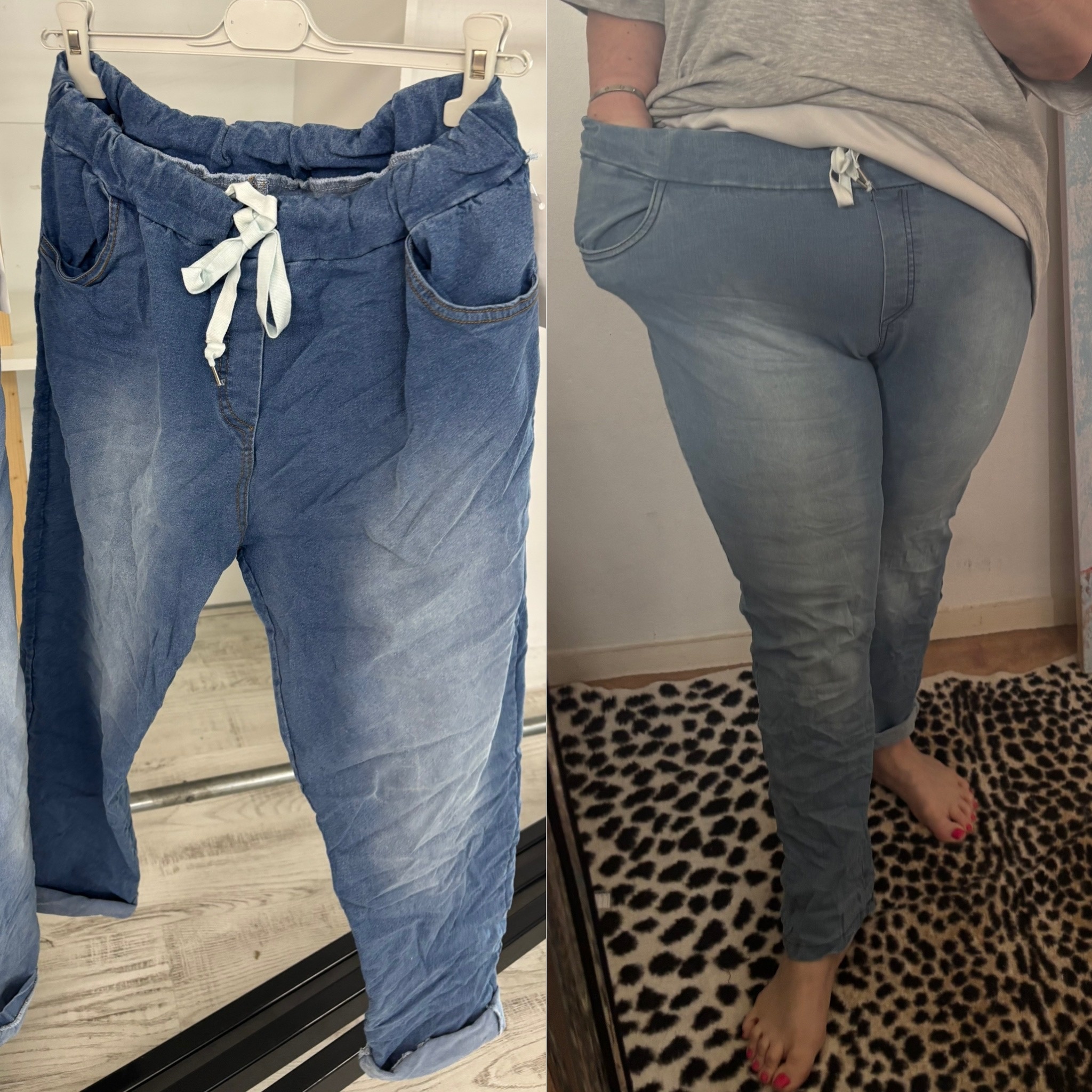 SUPER STRETCH JEANS MATEN 46/48 TOT 52 RUIM