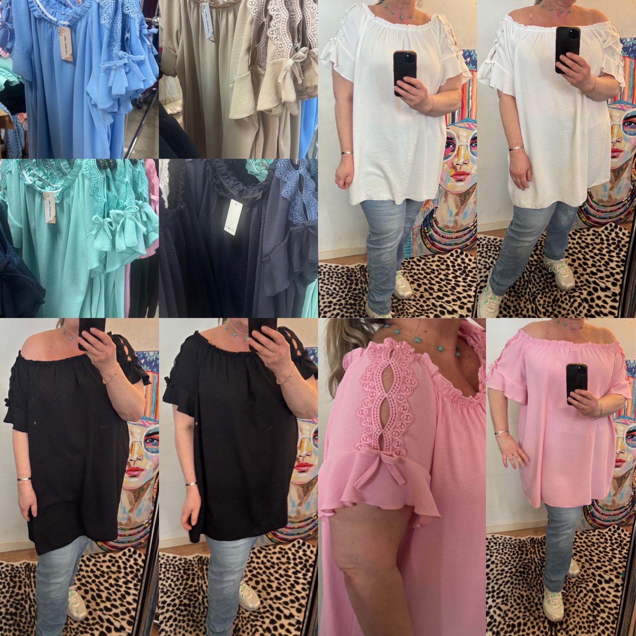 TUNIEK/SHIRT  DOTJE MATEN 44 TOT 52