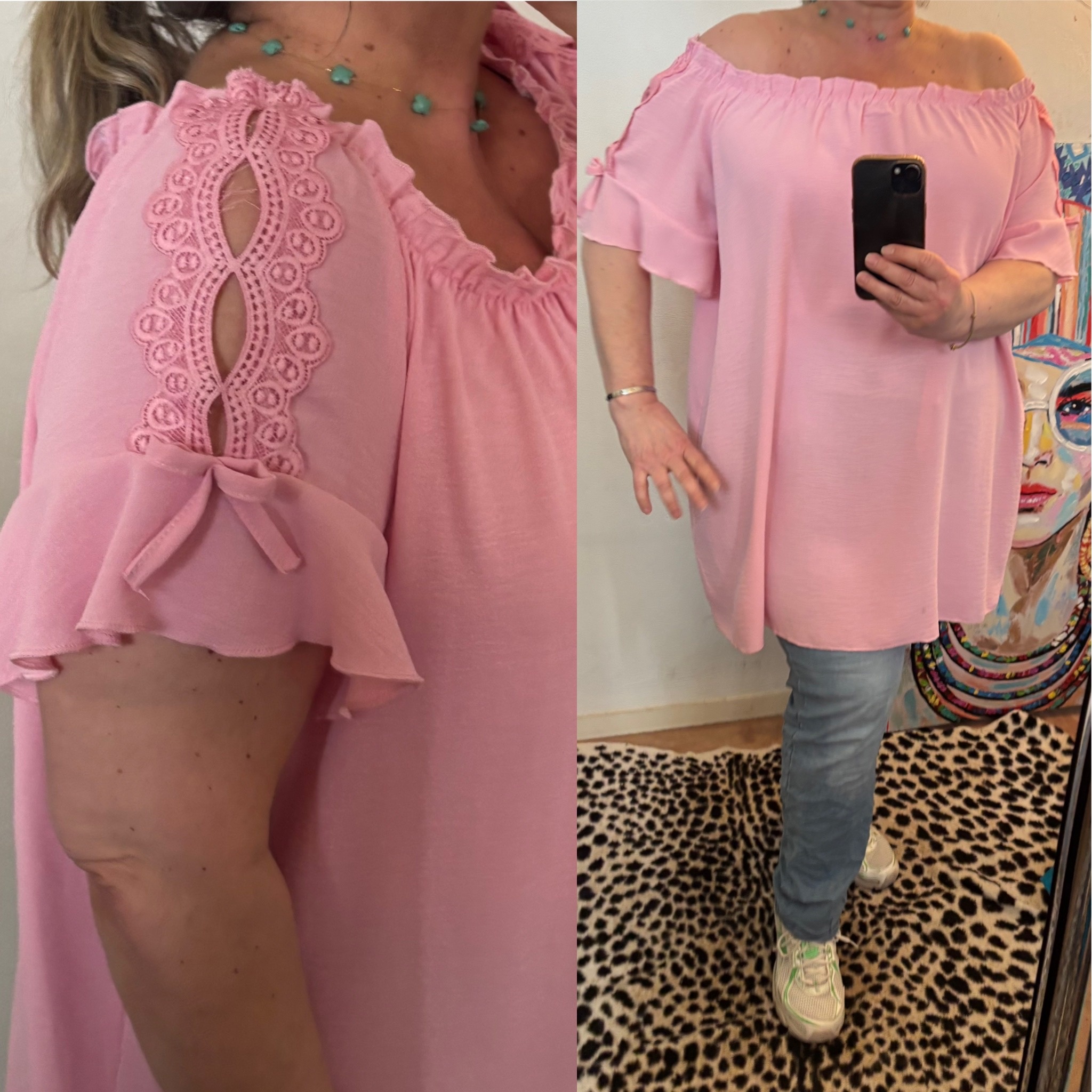 TUNIEK/SHIRT  DOTJE MATEN 44 TOT 52