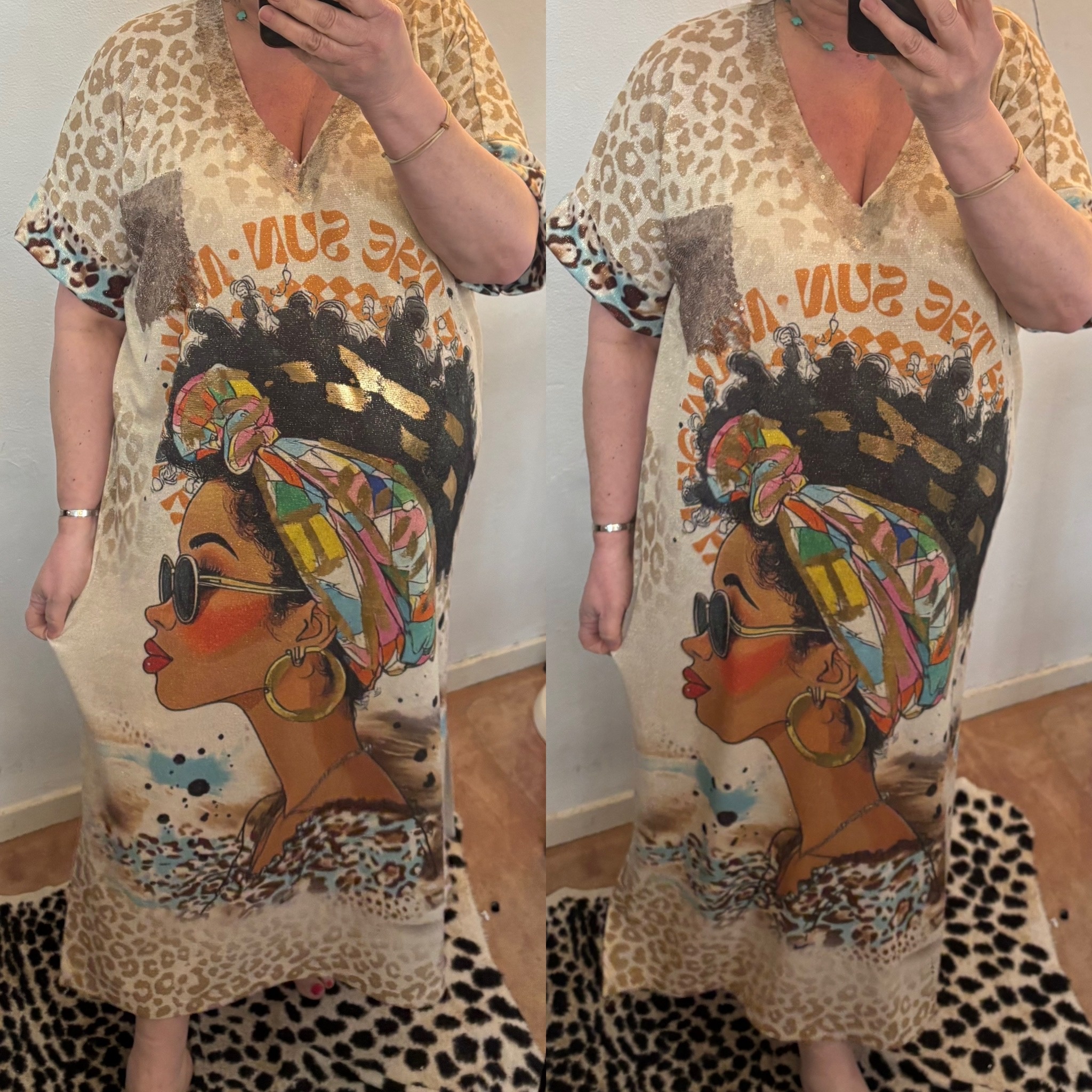 JURK APART V HALS MATEN 44 TOT 50 KLEINE 52