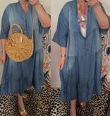 BOHO JEANS JURK MATEN 48 TOT 54/56