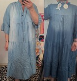 BOHO JEANS JURK MATEN 48 TOT 54/56