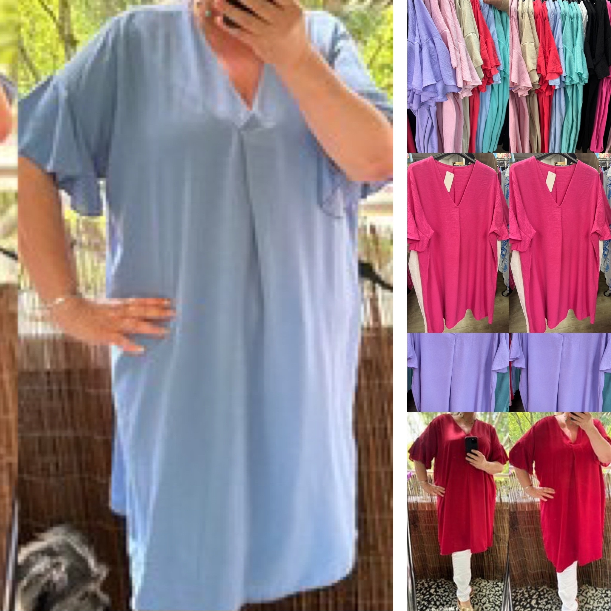 MAMBO TUNIEK/ JURK 100 CM MATEN 46/48 TOT 54