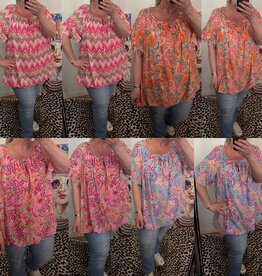 BOHO CHIQUE KORTE MOUW LENTE MATEN 44 TOT 52