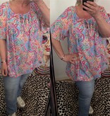 BOHO CHIQUE KORTE MOUW LENTE MATEN 44 TOT 52