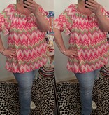 BOHO CHIQUE KORTE MOUW LENTE MATEN 44 TOT 52