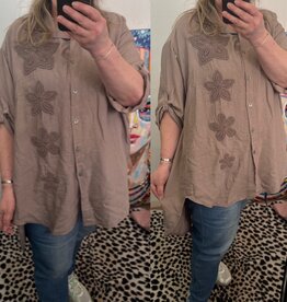 BLOUSE FLOWER LOVE MATEN 46/48 TOT 54