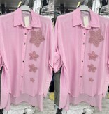BLOUSE FLOWER LOVE MATEN 46/48 TOT 54