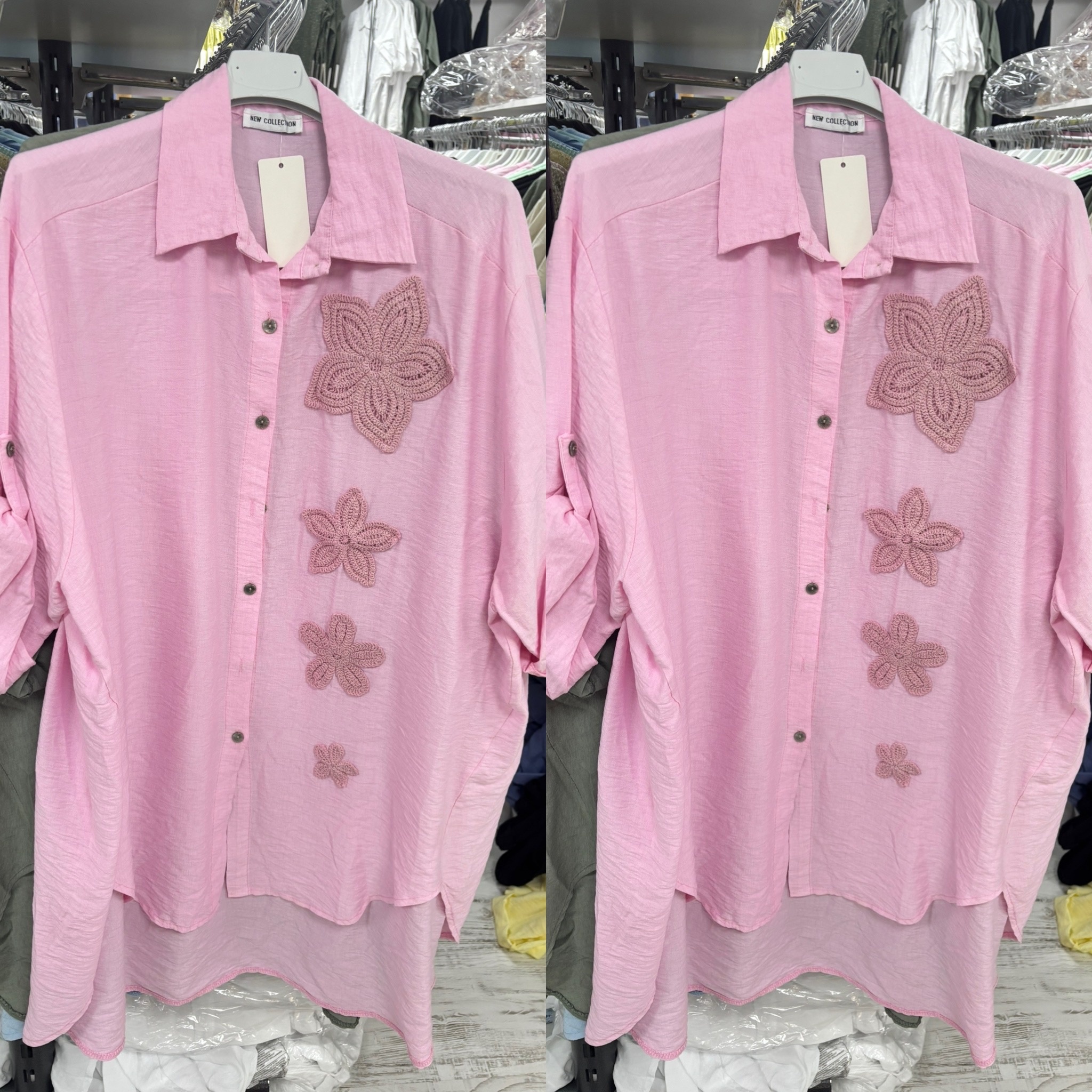 BLOUSE FLOWER LOVE MATEN 46/48 TOT 54