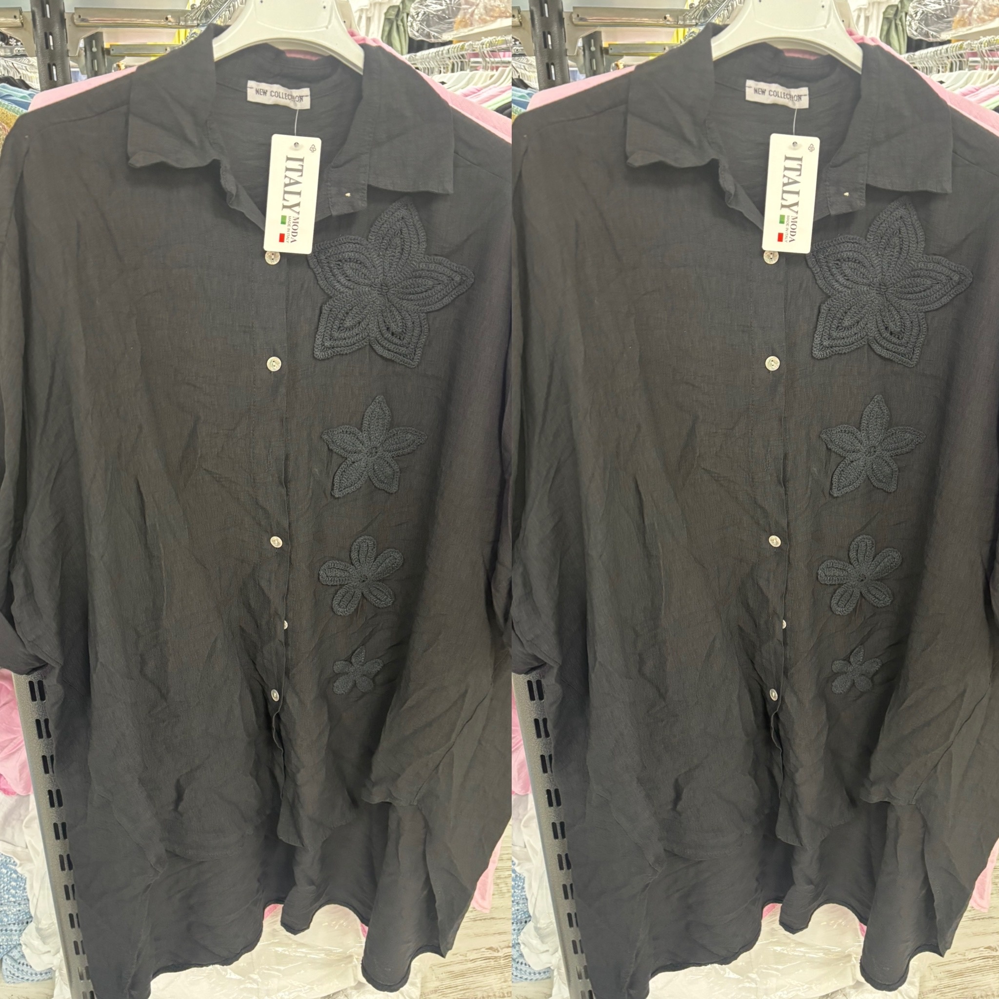 BLOUSE FLOWER LOVE MATEN 46/48 TOT 54