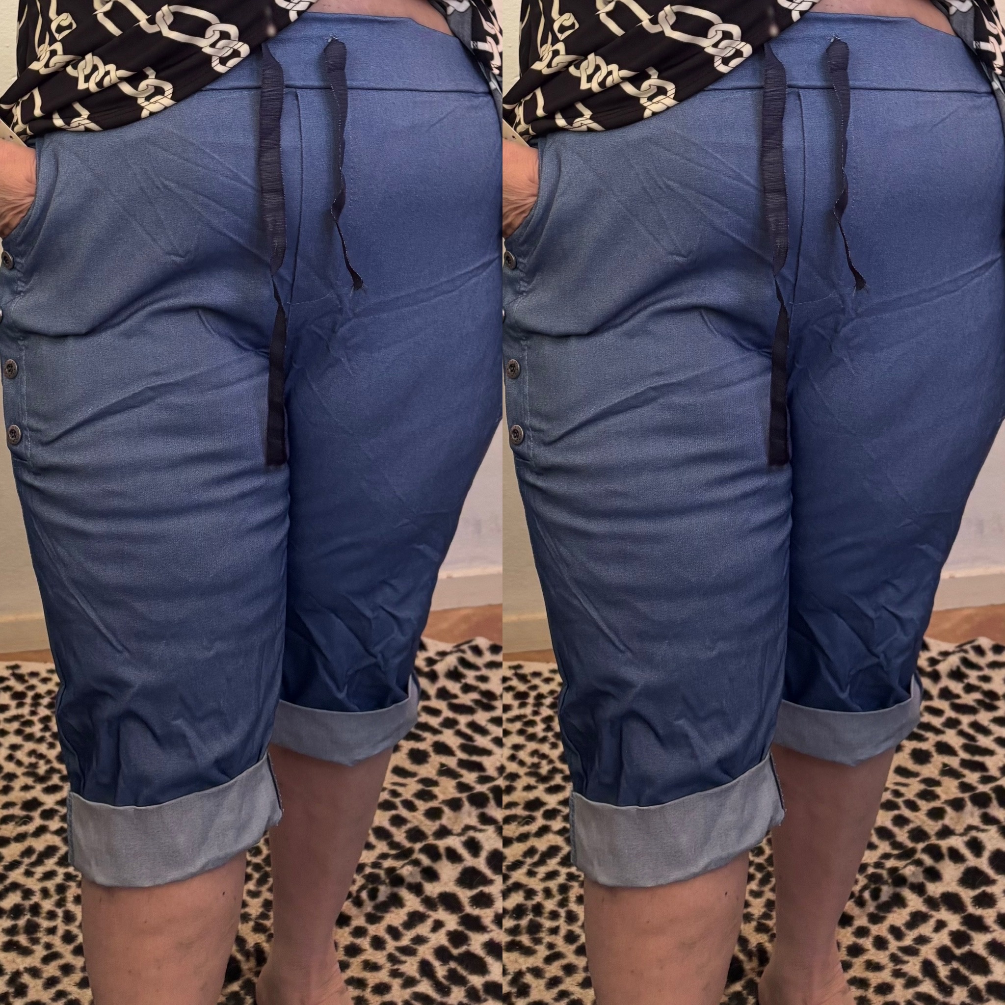 SUPER CAPRI BUTTON MATEN 46/48 TOT 52/54