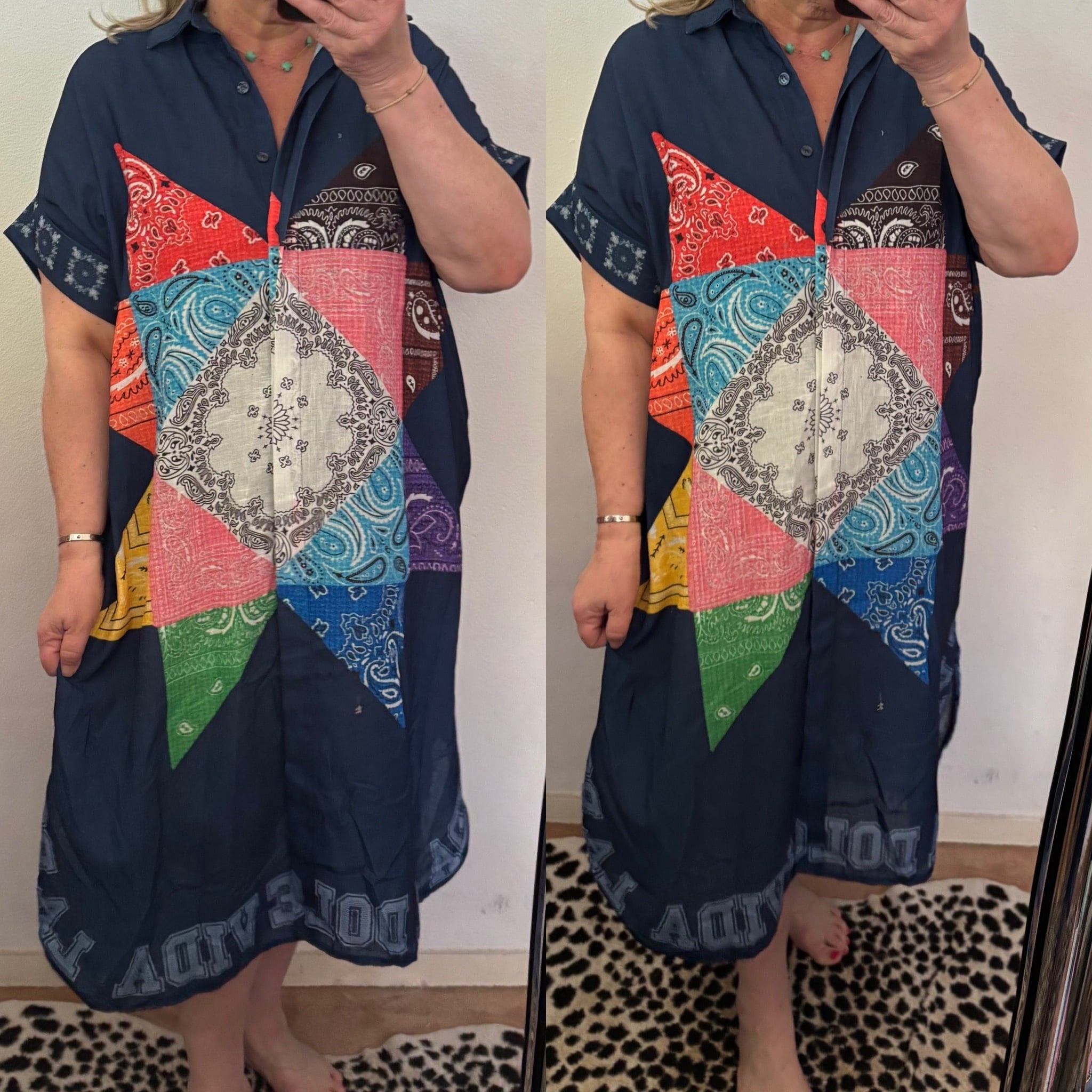 JURK HIT BANDANA MATEN 44/46 TOT 52