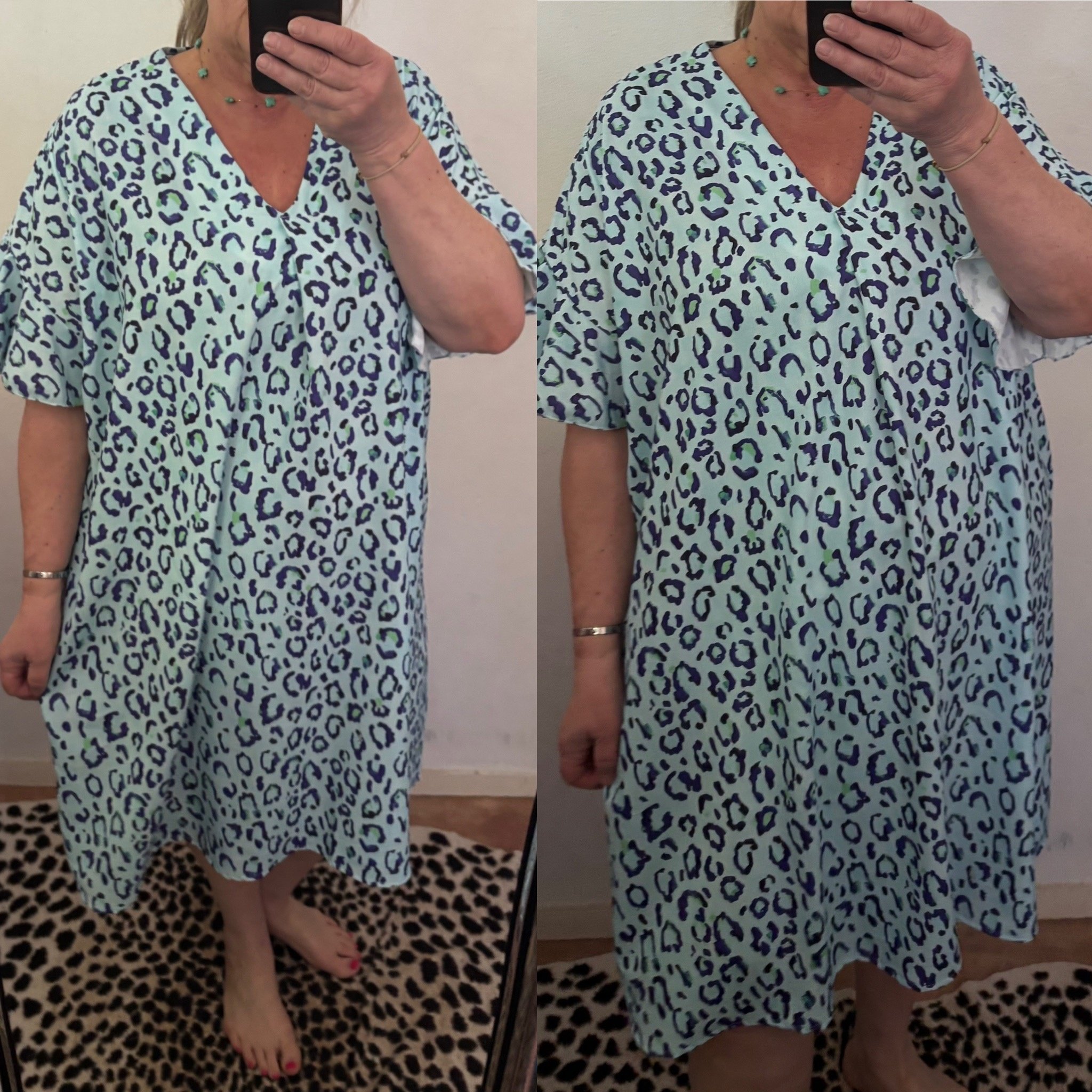 TUNIEK JURKJE BLES MATEN 46/48 TOT 52/54