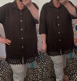 BLOUSE WAFEL RAFEL MATEN 44 TOT 50
