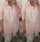 BLOUSE WAFEL RAFEL MATEN 44 TOT 50