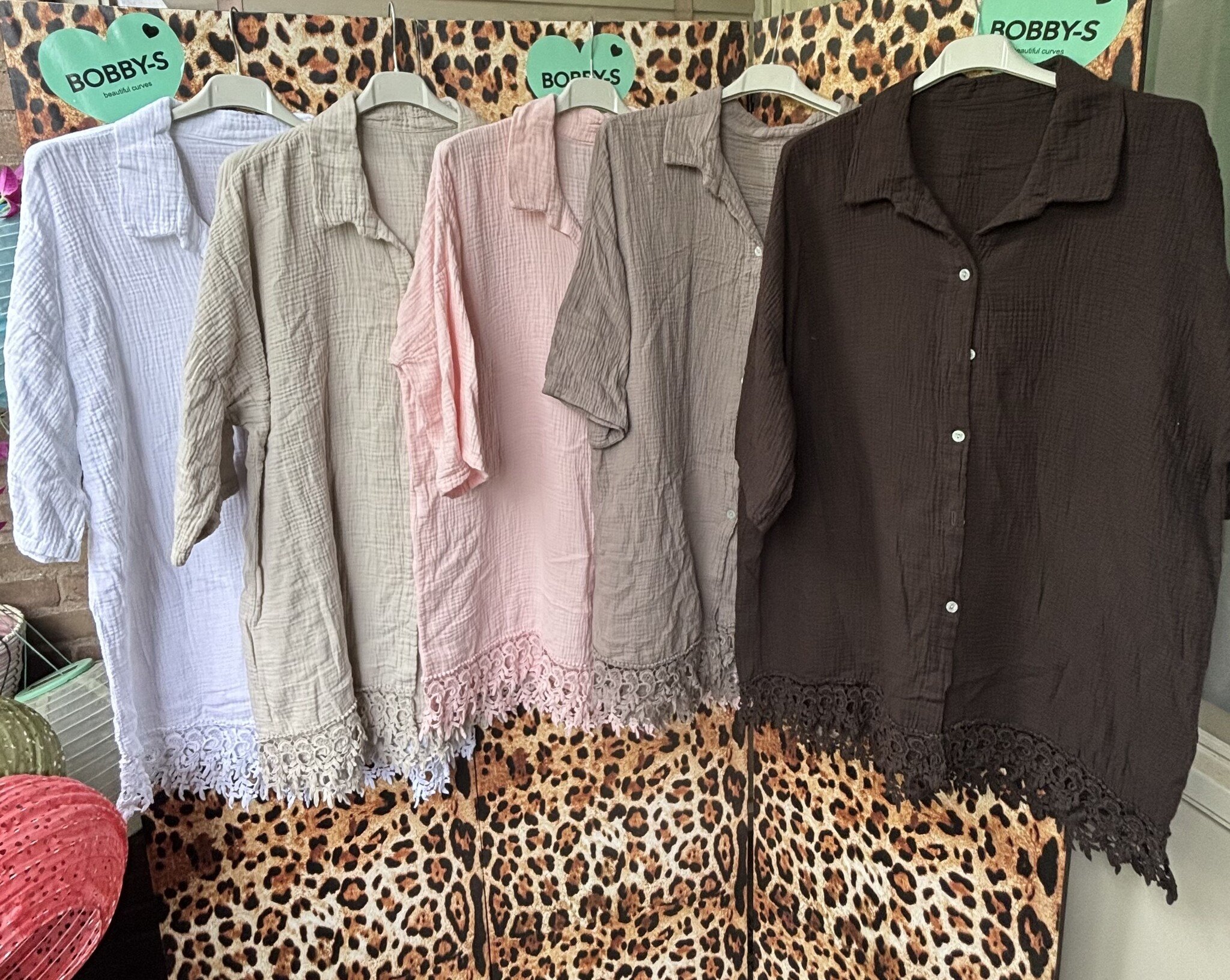 BLOUSE WAFEL RAFEL MATEN 44 TOT 50 KLEINE 52