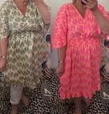 TUNIEK KORT JURKJE FERLA MATEN 44 TOT 50/52