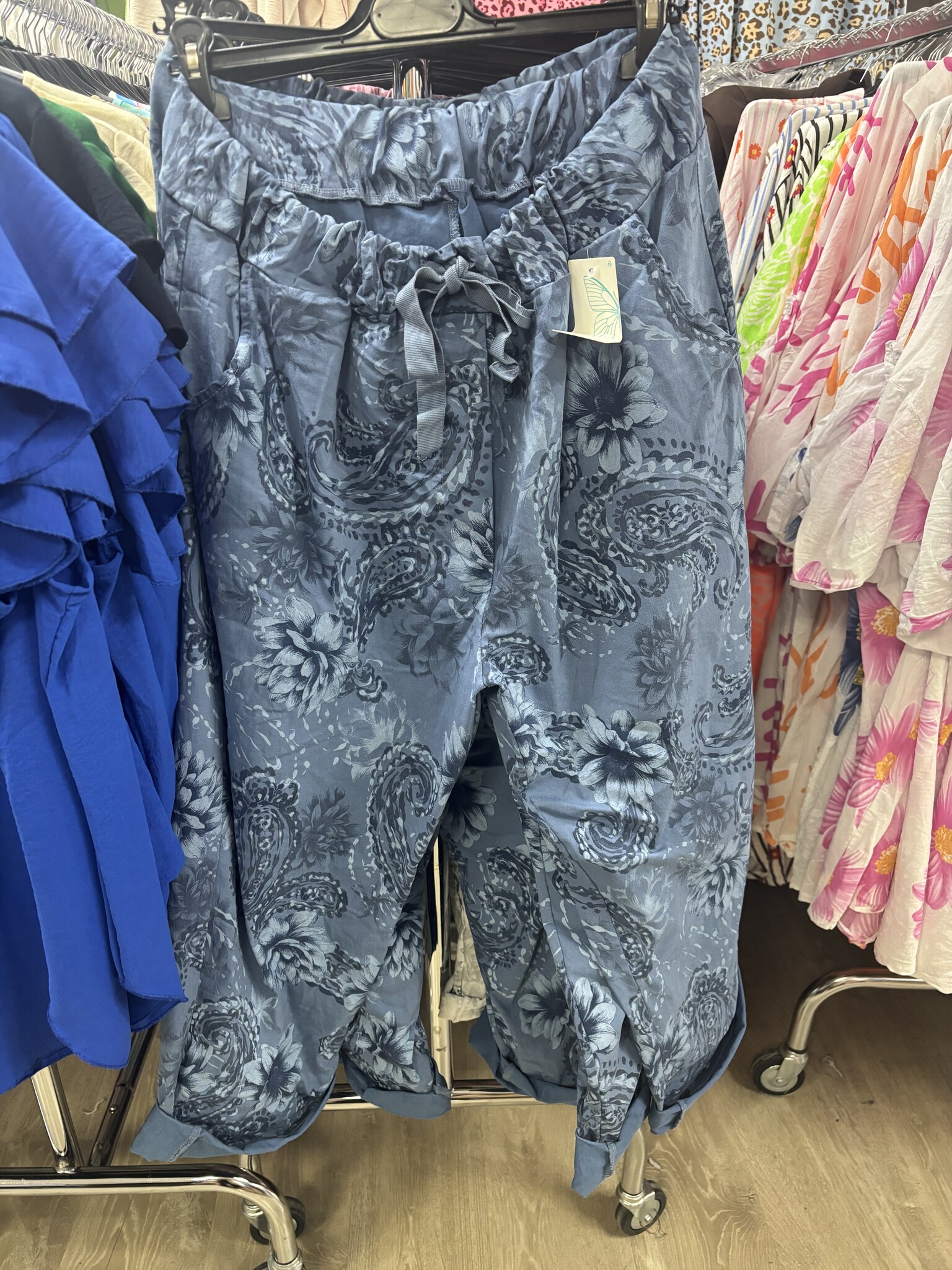 PRINT BROEK HAPPY MATEN 46/48 TOT 54