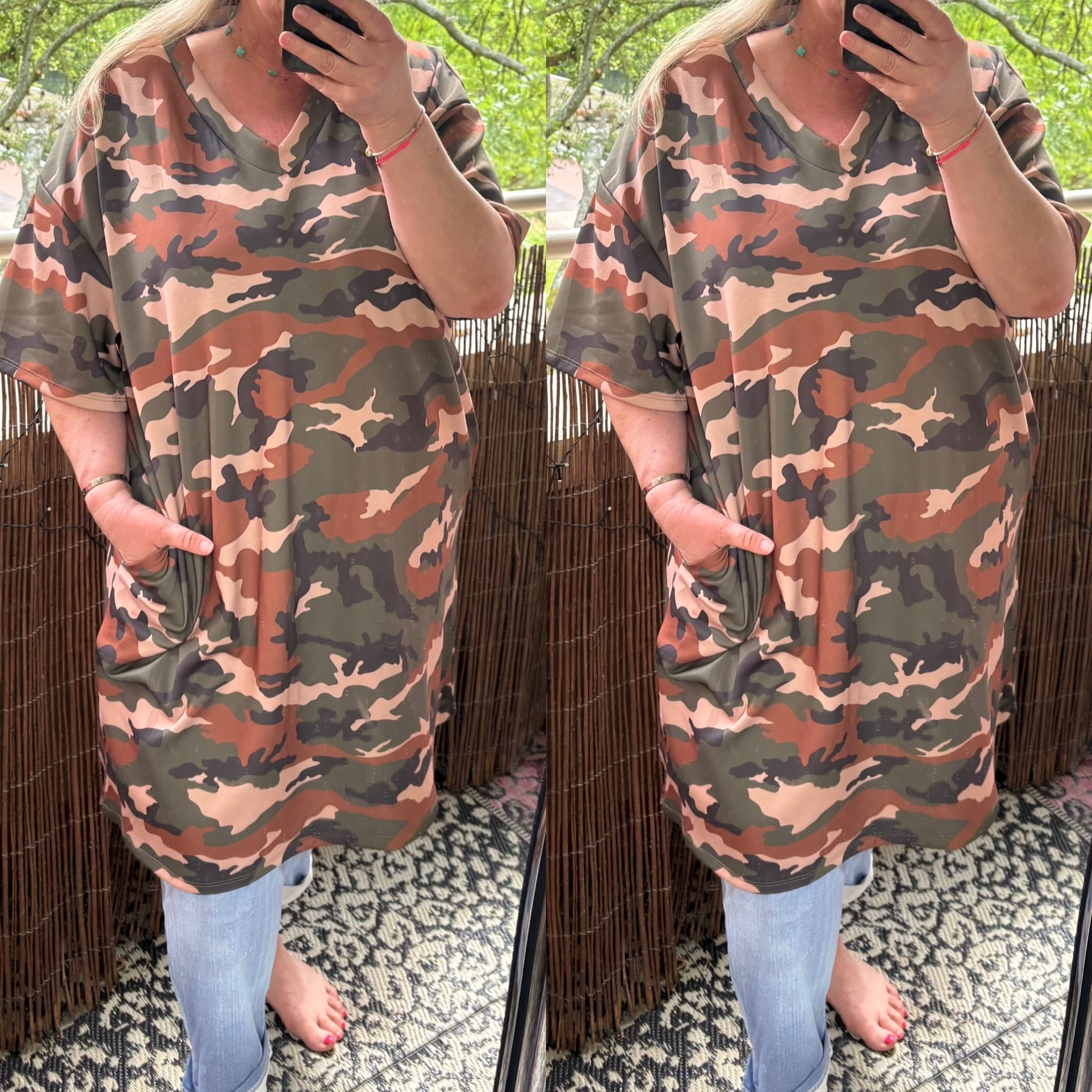 LANG SHIRT JURKJE ARMY BLITZZZ MATEN 46 TOT 54