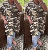 LANG SHIRT JURKJE ARMY BLITZZZ MATEN 46 TOT 54