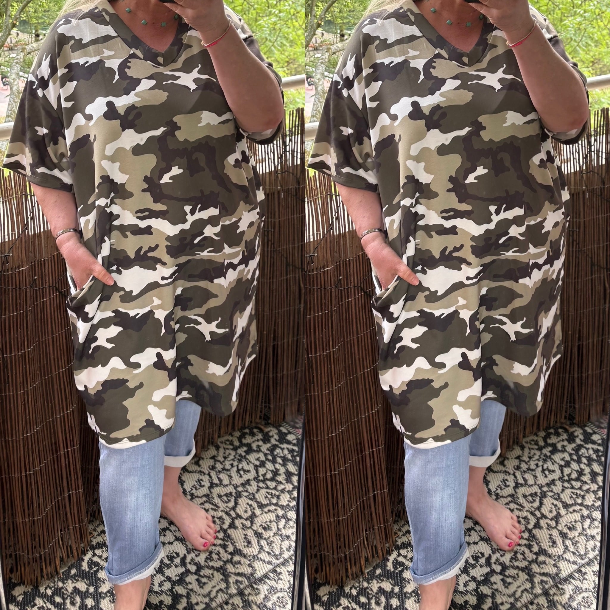 LANG SHIRT JURKJE ARMY BLITZZZ MATEN 46 TOT 54
