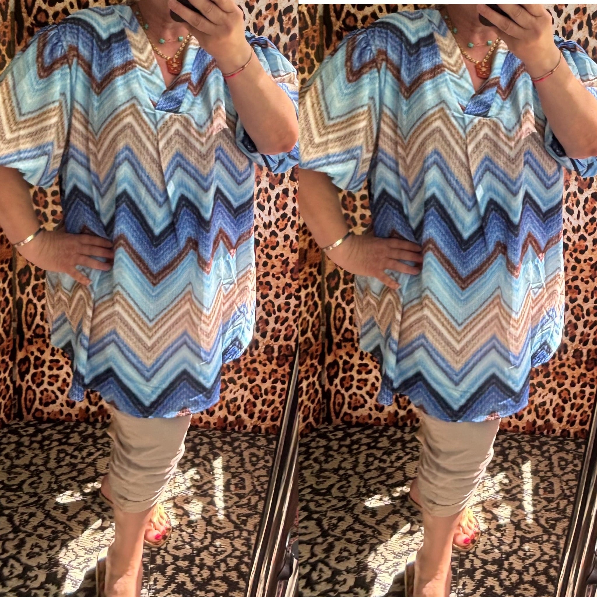 TUNIEK ZIG ZAG MATEN 46/48 TOT 54