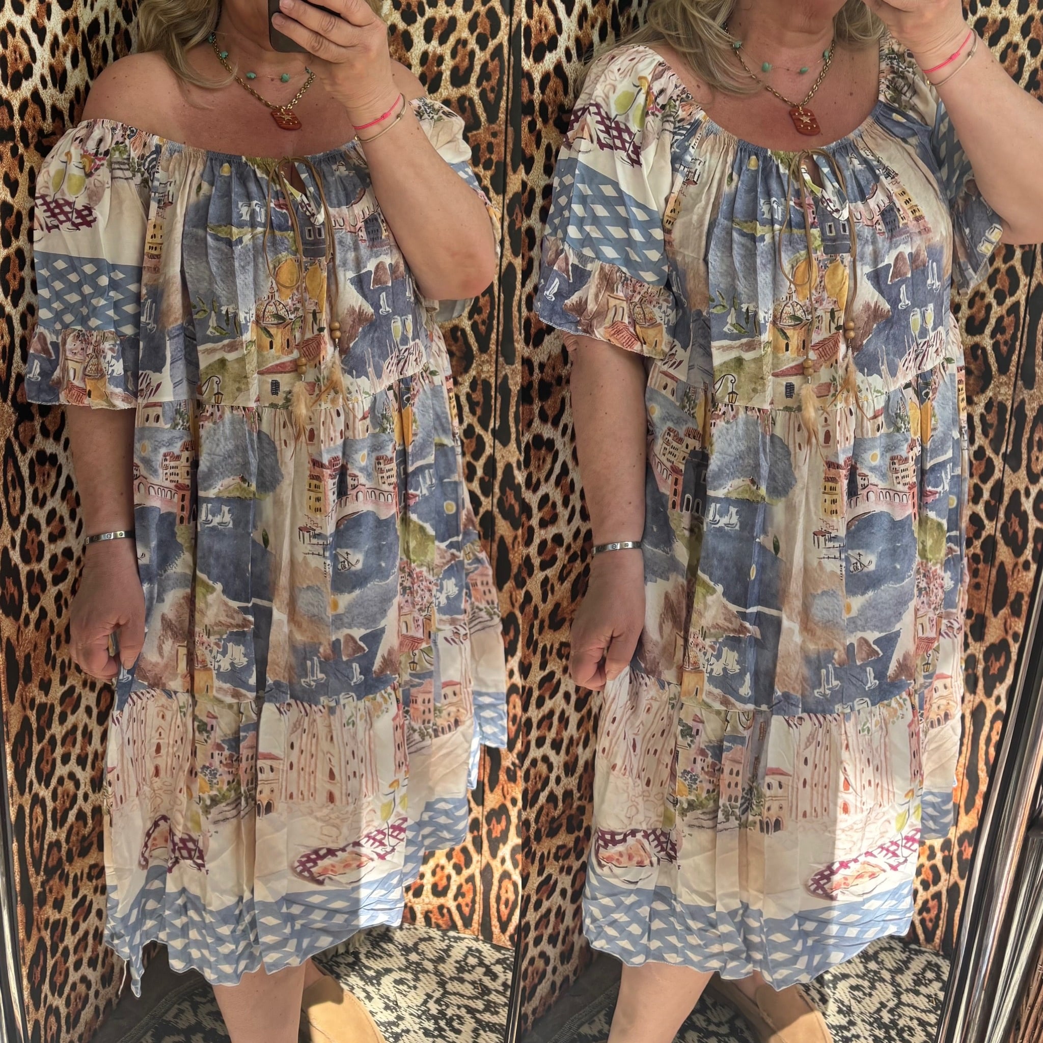 VISCOSE TUNIEK JURKJE CITY MATEN 46/48 TOT 54
