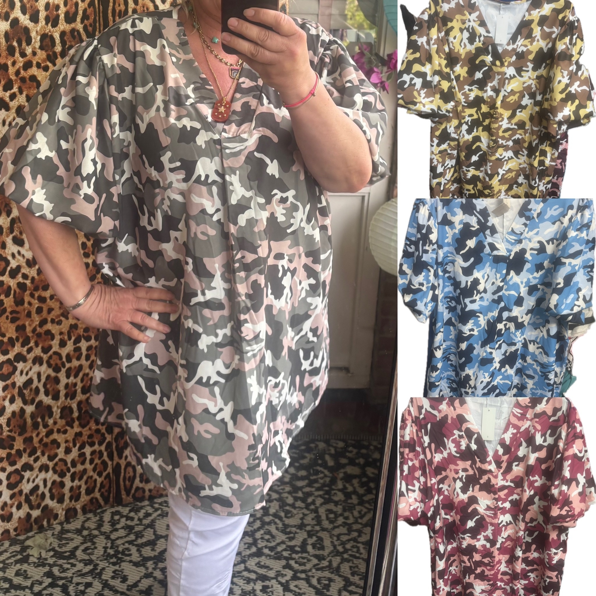 Shirt Amry pofmouw maten 48 tot 54/56