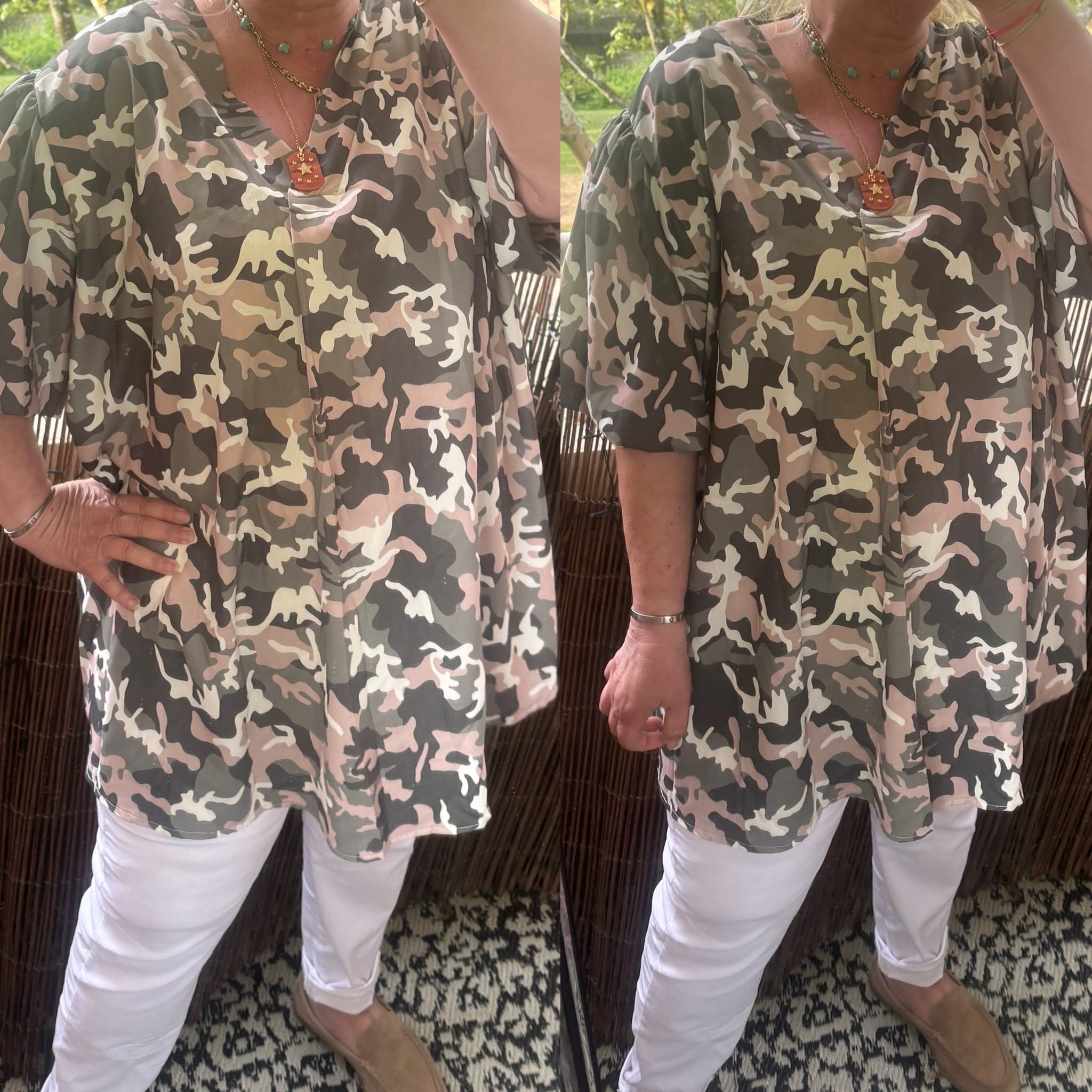 Shirt Amry pofmouw maten 48 tot 54/56