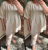SHIRT BRODERIE ANGLAIS MATEN 46 TOT 56