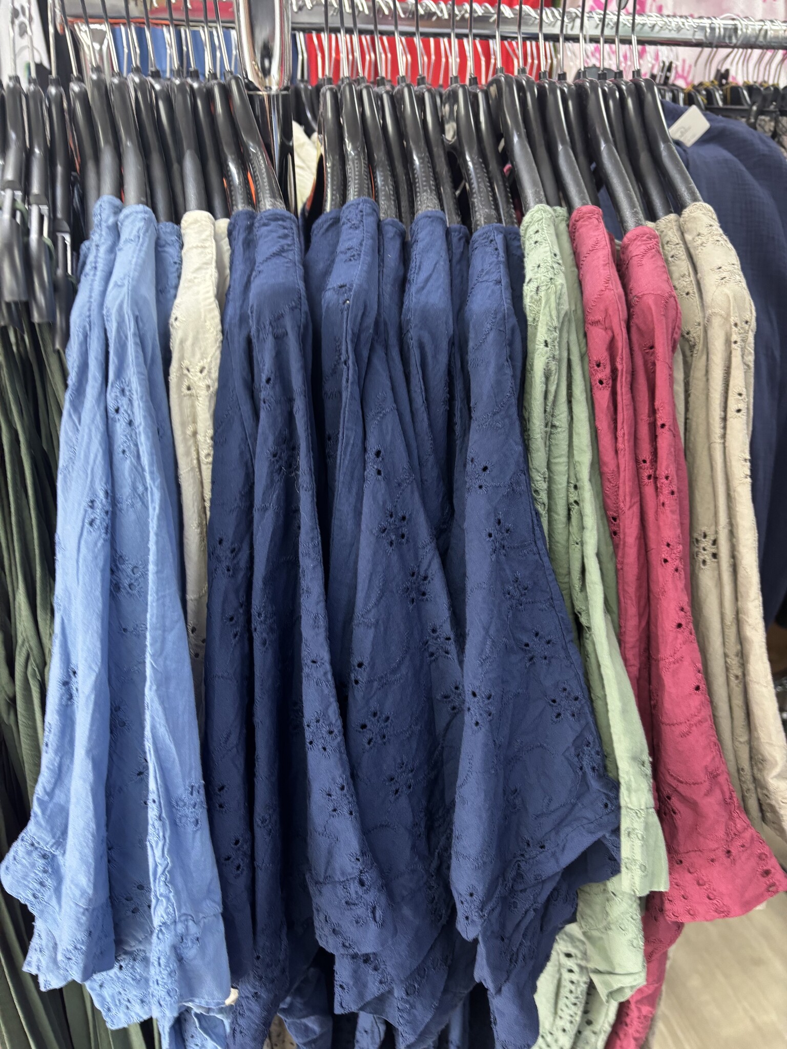 SHIRT BRODERIE ANGLAIS MATEN 46 TOT 56