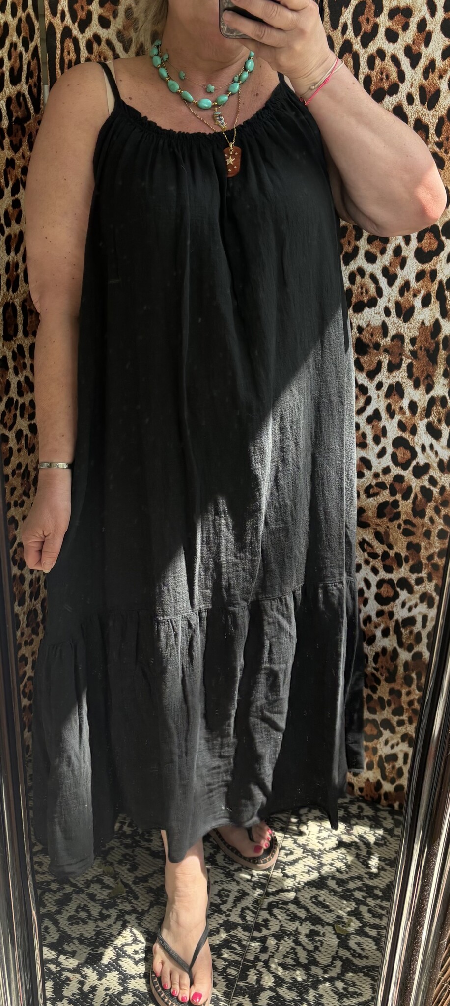 JURK NOIR  SPAGETTI MATEN 46/48 TOT 56